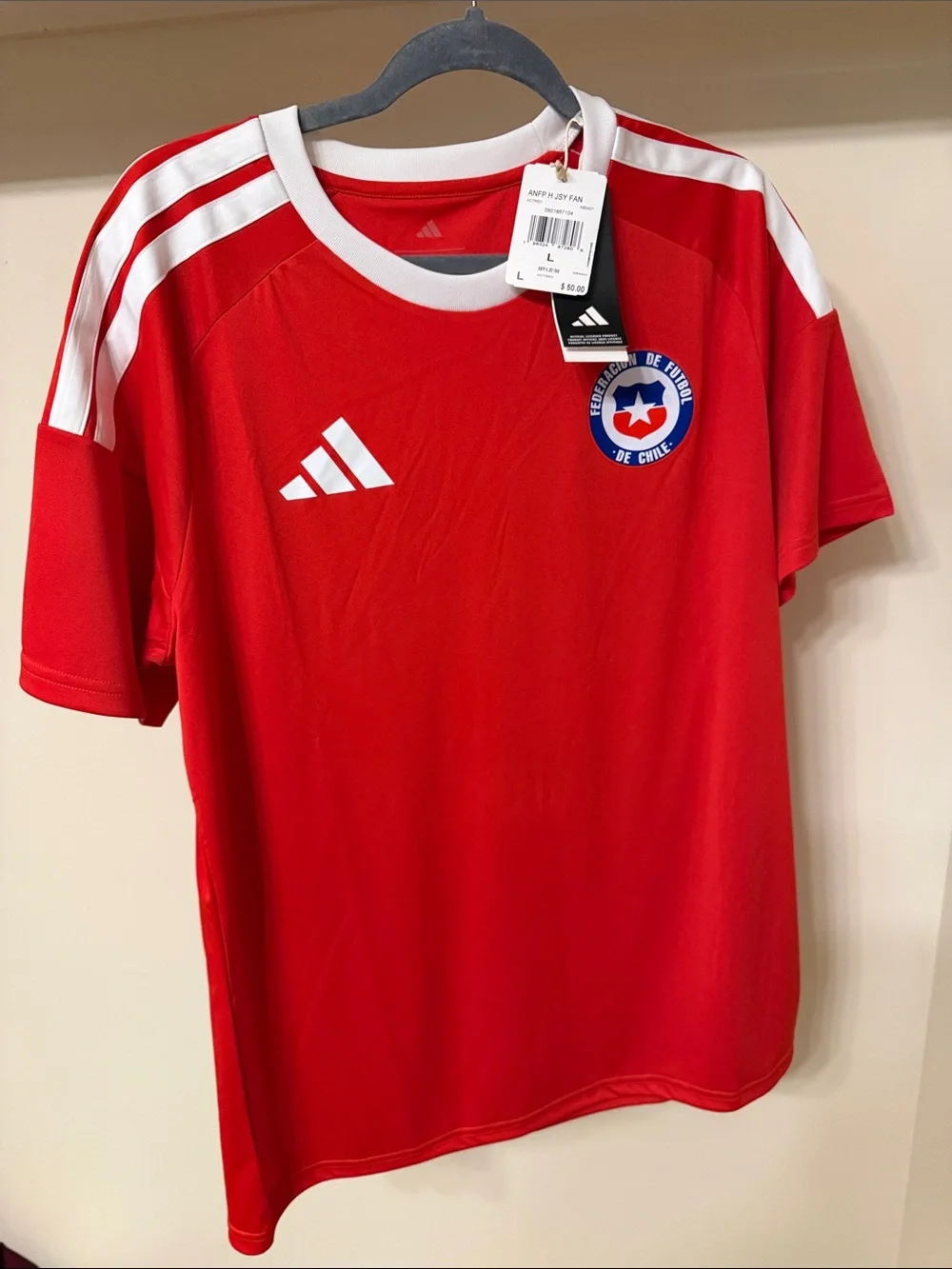 2026 Authentic Adidas Chile National Team Red Soccer Jersey